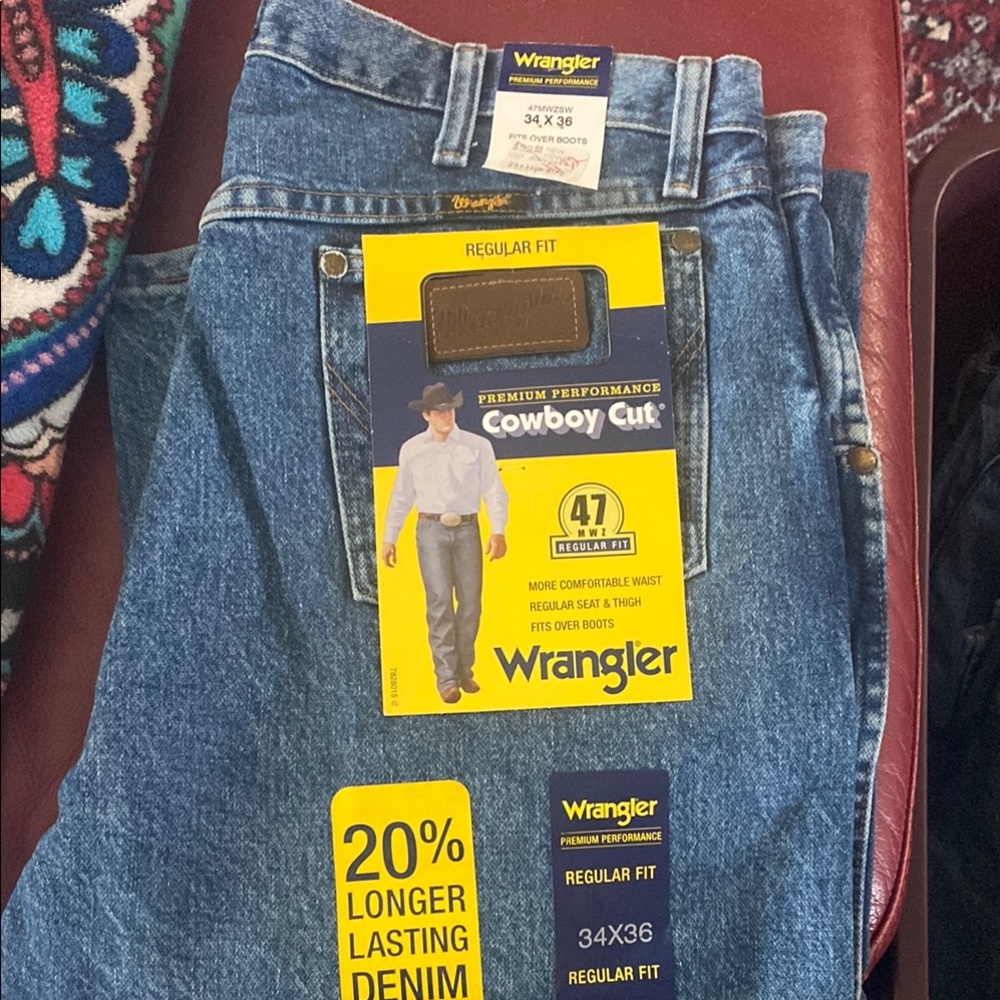 Wrangler Men's Blue Jeans